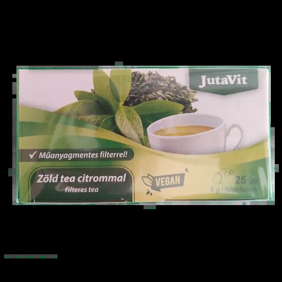 Jutavit Zöld tea citrommal filteres tea 25x