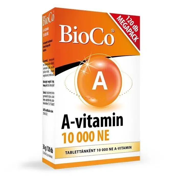 BioCo A-vitamin 10000NE tabletta – 120db