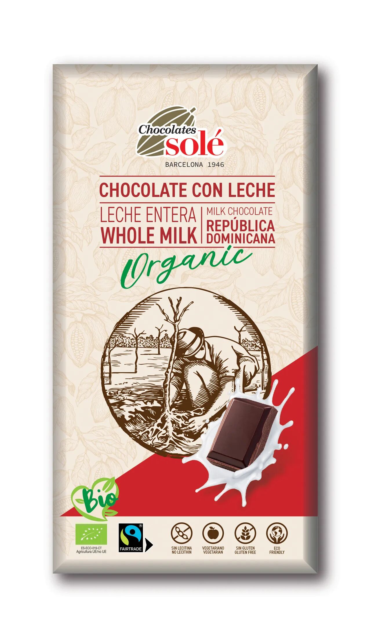 Tejcsokoládé 39% kakaóval 100g