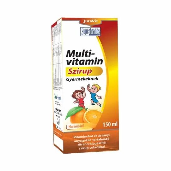 JutaVit Multivitamin szirup gyerekeknek 150 ml (narancs)
