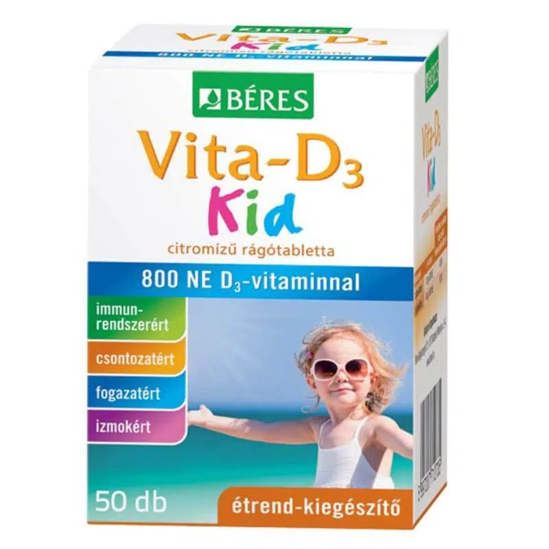 Béres Vita-D3 Kid rágótabletta