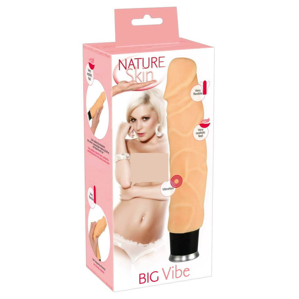 NATURE SKIN - BŐRTAPINTÁSÚ VIBRÁTOR