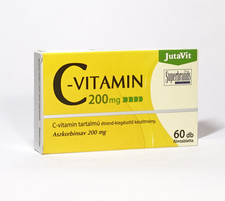 JutaVit C-vitamin 200mg 60db filmtabletta